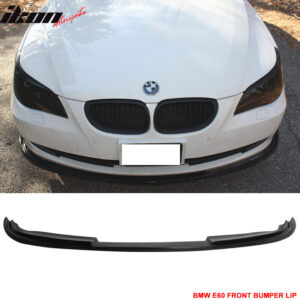 Fits 08-10 BMW E60 5 Series LCI H Style Front Bumper Lip Spoiler - PU - Image 1