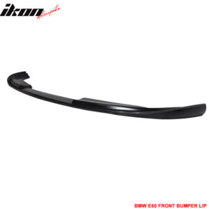 Fits 08-10 BMW E60 5 Series LCI H Style Front Bumper Lip Spoiler - PU - Image 3