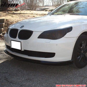 Fits 08-10 BMW E60 5 Series LCI H Style Front Bumper Lip Spoiler - PU - Image 4