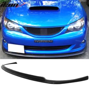 Fits 08-10 Subaru Impreza WRX Premium CS Style PU Front Bumper Lip Chin Spoiler - Image 6