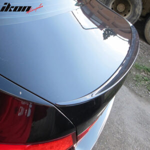 Fits 11-16 BMW 5 Series F10 M5 Style Trunk Spoiler Lip Painted #416 Carbon Black - Image 2