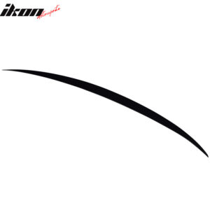 Fits 11-16 BMW 5 Series F10 M5 Style Trunk Spoiler Lip Painted #416 Carbon Black - Image 4