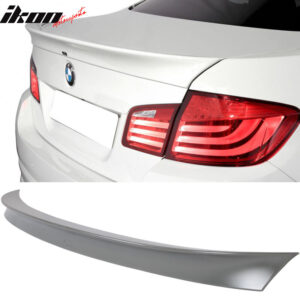 Fits 11-17 BMW F10 5 Series Sedan AC Style Rear Trunk Spoiler Wing ABS Unpainted - Image 1