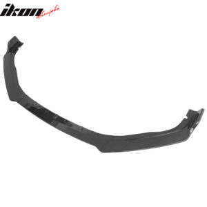 Fits 18-20 Honda Accord Gloss Black Front Bumper Lip Spoiler Splitter 3PC Kit PP - Image 3