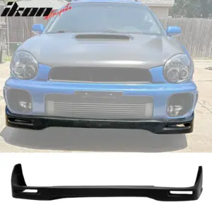 Fits 02-03 Subaru Impreza WRX STI Style Sedan Front Bumper Lip Spoiler Unpainted - Image 6