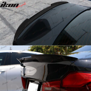 Fits 17-23 BMW G30 5-Series Sedan Trunk Spoiler CS Style Carbon Fiber Rear Wing - Image 2