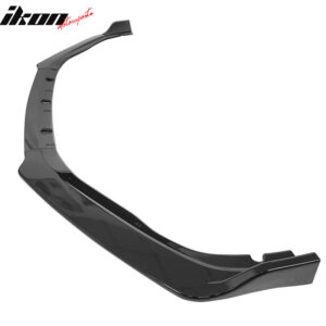 Fits 18-20 Honda Accord Gloss Black Front Bumper Lip Spoiler Splitter 3PC Kit PP - Image 4