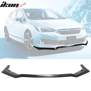Fits 20-23 Subaru Impreza Front Bumper Lip Unpainted PU Spoiler Splitter BodyKit - Image 6