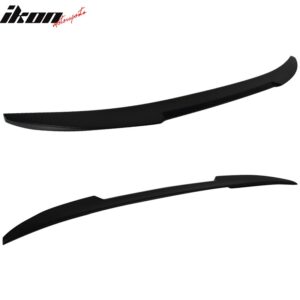 Fits 11-16 BMW F10 5-Series Sedan 4-Door M4 Style Trunk Spoiler Unpainted ABS - Image 3