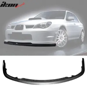 Fits 06-07 Subaru Impreza WRX STI CS1 Style Front Bumper Spoiler Lip Guard - PU - Image 6