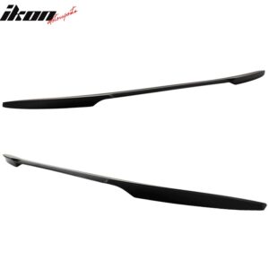 Fits 11-16 BMW F10 5-Series Sedan 4-Door M4 Style Trunk Spoiler Unpainted ABS - Image 4