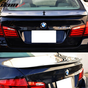Fits 11-17 BMW F10 528 535 5-Series Rear Trunk Spoiler Wing PU - Image 2