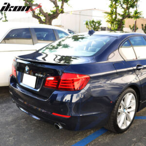 Fits 11-17 BMW F10 528 535 5-Series Rear Trunk Spoiler Wing PU - Image 3
