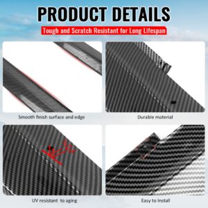 Fits 17-23 BMW 5 Series G30 F90 M5 MP Style Side Skirts Carbon Fiber Print ABS - Image 4