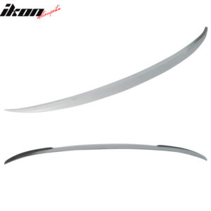 Fits 11-16 BMW F10 5 Series Sedan Performance Style Trunk Spoiler Unpainted ABS - Image 2