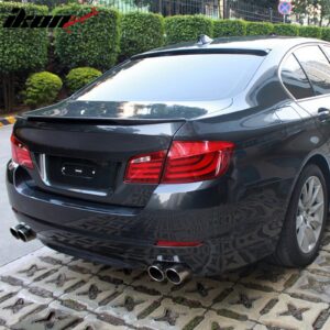 Fits 11-17 BMW F10 5-Series Sedan Performance Style Rear Trunk Spoiler Unpainted - Image 2
