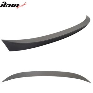 Fits 11-17 BMW F10 5-Series Sedan AC Style Matte Black Rear Trunk Spoiler ABS - Image 3