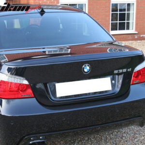Fits 04-10 BMW E60 5 Series Sedan M5 Style Rear Trunk Spoiler Wing ABS Unpainted - Image 2
