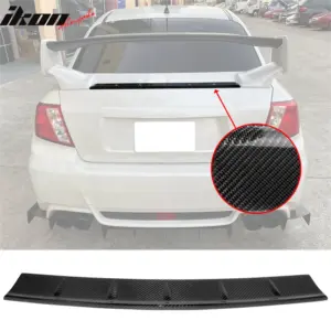 Fits 08-14 Subaru Impreza 3rd WRX STI Style Trunk Spoiler Real Carbon Fiber Wing - Image 6