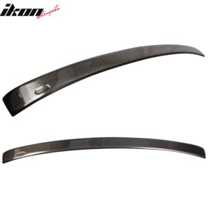 Fits 11-16 BMW 5-Series F10 Sedan 4Dr A Style Carbon Fiber CF Rear Roof Spoiler - Image 3