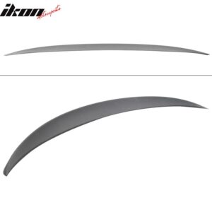 Fits 11-16 BMW 5-Series F10 Sedan Performance Style Trunk Spoiler Unpainted ABS - Image 4
