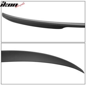 Fits 11-16 BMW 5-Series F10 Sedan Performance Style Trunk Spoiler Unpainted ABS - Image 5