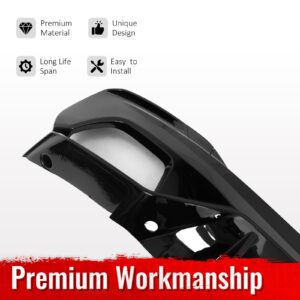 For 17-23 BMW 5 Series G30 M Sport Gloss Black Rear Diffuser M Performance Style - Image 4