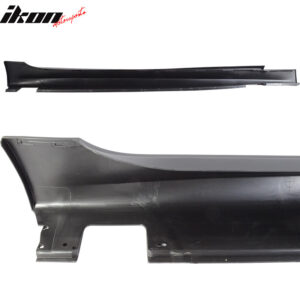 Fits 04-10 BMW E60 E61 5-Series M5 Style PP Side Skirts Panels Extension Pair - Image 3