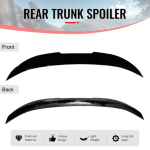 Fits 11-17 BMW F10 5-Series Sedan PSM Style Rear Trunk Spoiler Wing Gloss Black - Image 3