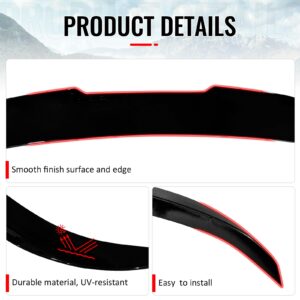 Fits 11-17 BMW F10 5-Series Sedan PSM Style Rear Trunk Spoiler Wing Gloss Black - Image 4