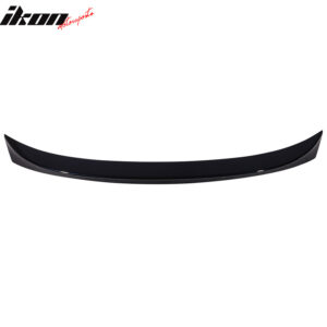Fits 11-16 BMW F10 5 Series AC Style Trunk Spoiler Lip Painted #416 Carbon Black - Image 1