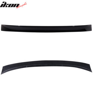 Fits 11-16 BMW F10 5 Series AC Style Trunk Spoiler Lip Painted #416 Carbon Black - Image 4