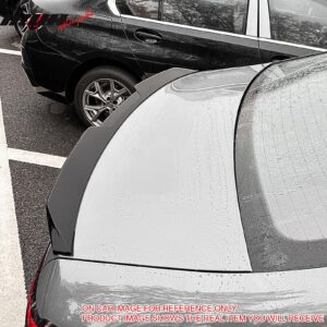 Fits 24-25 BMW G60 5 Series& I5& G90 M5 V Trunk Spoiler Carbon Fiber Print ABS - Image 3