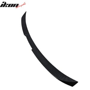 Fits 24-25 BMW G60 5 Series& I5& G90 M5 V Trunk Spoiler Carbon Fiber Print ABS - Image 5
