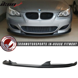 Fits 04-10 BMW E60 5-Series H-Style Front Bumper Lip Aftermarket M5 Style Bumper - Image 1