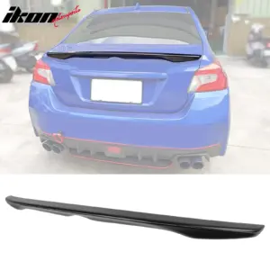 Fits 12-16 Subaru Impreza 15-21 WRX STI D2 Style Rear Trunk Spoiler Unpainted - Image 6