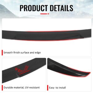 Fits 04-10 BMW E60 5 Series& M5 Sedan Carbon Fiber Print Trunk Spoiler- M4 Style - Image 4