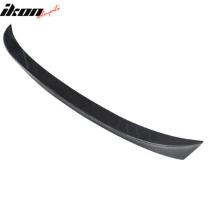 Fits 11-17 BMW F10 5-Series Trunk Spoiler AC Style Rear Wing Matte Carbon Fiber - Image 4