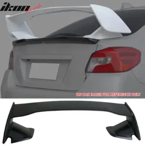 Fits 2015-2021 Subaru WRX & STI Style Rear Trunk Spoiler Wing Lip Unpainted 5PCS - Image 6