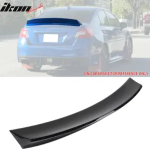 Fits 15-21 Subaru WRX 12-16 Impreza Duckbill Gloss Black Rear Trunk Spoiler ABS - Image 6