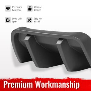 Fits 14-19 Chevrolet Corvette C7 IKON Rear Bumper Diffuser Lip PP Matte Black - Image 4
