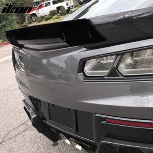 Fits 14-19 Chevy Corvette C7 Rear Decklid Trunk Spoiler Gurney Flap Wicker Bill - Image 2