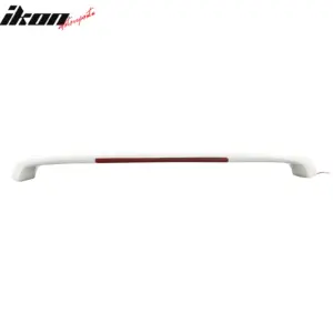 Fits 93-01 Subaru Impreza Sedan Coupe Trunk Spoiler W/LED Light Painted #White - Image 6
