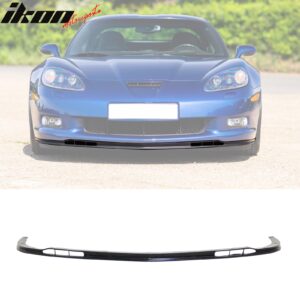 Fits 05-13 Chevy Corvette C6 Z06 OE Factory Style Front Bumper Lip Spoiler - PU - Image 1