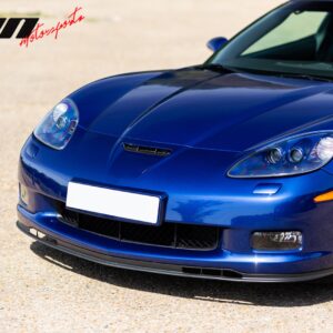 Fits 05-13 Chevy Corvette C6 Z06 OE Factory Style Front Bumper Lip Spoiler - PU - Image 2