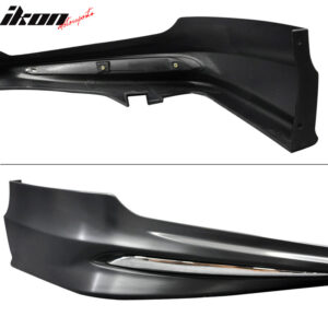 Fits 13-15 Honda Accord 4DR Sedan Front Bumper Lip MD Style Chin Spoiler PP Kit - Image 4