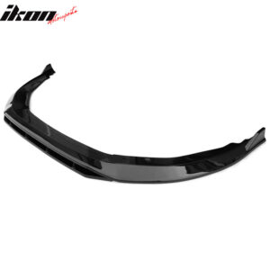 Fits 23-25 Honda Accord 11th Front Bumper Lip V1 4PC Chin Spoiler Gloss Black PP - Image 5