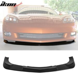 For 05-13 Chevy Corvette C6 ZR1 Style Unpainted Front Bumper Lip Chin Spoiler PU - Image 1
