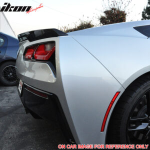 Fits 14-19 Chevrolet Corvette C7 Rear Trunk Spoiler Wing Painted #WA300N Yellow - Image 2