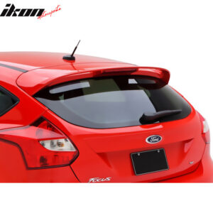 Fits 12-18 Ford Focus Hatchback 4-Door OE Style Rear Roof Spoiler Wing Unpainted - Image 2